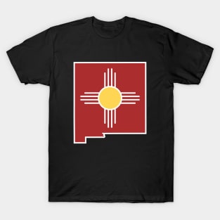 Red and Yellow New Mexico Zia Shirt T-Shirt